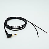 Maxbell 120cm DIY Earphone Cable Sturdy Convenient Replaces Headphone Extension Cord