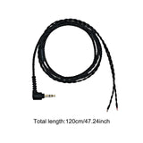 Maxbell 120cm DIY Earphone Cable Sturdy Convenient Replaces Headphone Extension Cord