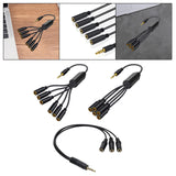 Maxbell Headphone Splitter No Interference Extension Cable for Laptop Phone Earphone 1 to 6