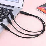 Maxbell Headphone Splitter No Interference Extension Cable for Laptop Phone Earphone 1 to three