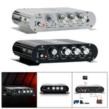 Maxbell Mini Amplifier Sturdy 2.1 Channel Mini Amplifier for TV Speaker Mobile Phone Black