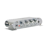 Maxbell Mini Amplifier Sturdy 2.1 Channel Mini Amplifier for TV Speaker Mobile Phone Silver