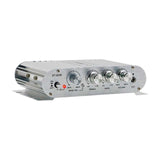 Maxbell Mini Amplifier Sturdy 2.1 Channel Mini Amplifier for TV Speaker Mobile Phone Silver
