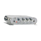 Maxbell Mini Amplifier Sturdy 2.1 Channel Mini Amplifier for TV Speaker Mobile Phone Silver