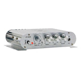 Maxbell Mini Amplifier Sturdy 2.1 Channel Mini Amplifier for TV Speaker Mobile Phone Silver
