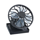 Maxbell Solar Fan Picnic Fan with Clamp Mount Small Fan Hiking Handsfree Clip on Fan