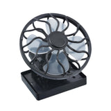 Maxbell Solar Fan Picnic Fan with Clamp Mount Small Fan Hiking Handsfree Clip on Fan