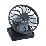 Maxbell Solar Fan Picnic Fan with Clamp Mount Small Fan Hiking Handsfree Clip on Fan
