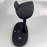 Maxbell 3 in 1 Charging Station Glasses Hanger Black for Office Game Room Bedroom