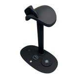 Maxbell 3 in 1 Charging Station Glasses Hanger Black for Office Game Room Bedroom