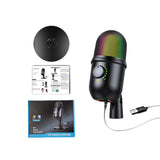Maxbell USB Condenser Microphone with Base Condenser Mic for Stream Podcasting