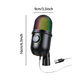 Maxbell USB Condenser Microphone with Base Condenser Mic for Stream Podcasting
