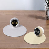Maxbell Desk Clock Wireless Charging Living Room Hall Office LED Digital Alarm Clock White