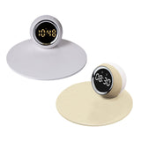 Maxbell Desk Clock Wireless Charging Living Room Hall Office LED Digital Alarm Clock White