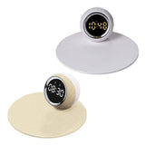 Maxbell Desk Clock Wireless Charging Living Room Hall Office LED Digital Alarm Clock White