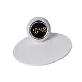 Maxbell Desk Clock Wireless Charging Living Room Hall Office LED Digital Alarm Clock White