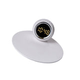 Maxbell Desk Clock Wireless Charging Living Room Hall Office LED Digital Alarm Clock White