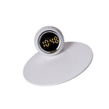 Maxbell Desk Clock Wireless Charging Living Room Hall Office LED Digital Alarm Clock White