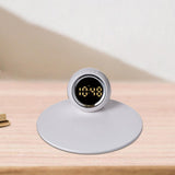 Maxbell Desk Clock Wireless Charging Living Room Hall Office LED Digital Alarm Clock White