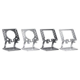 Maxbell Tablet Stand Holder Nonslip Base Desktop Stand Riser Personal Computer Riser Black Round Hole