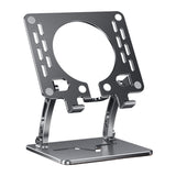 Maxbell Tablet Stand Holder Nonslip Base Desktop Stand Riser Personal Computer Riser Black Round Hole