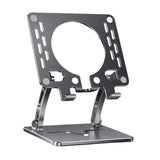 Maxbell Tablet Stand Holder Nonslip Base Desktop Stand Riser Personal Computer Riser Black Round Hole