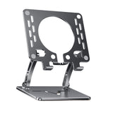Maxbell Tablet Stand Holder Nonslip Base Desktop Stand Riser Personal Computer Riser Black Round Hole