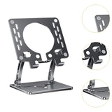 Maxbell Tablet Stand Holder Nonslip Base Desktop Stand Riser Personal Computer Riser Black Round Hole