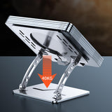 Maxbell Tablet Stand Holder Nonslip Base Desktop Stand Riser Personal Computer Riser Black Round Hole