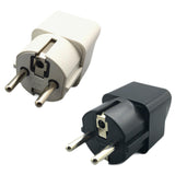 Maxbell Europe Plug Converter AU/UK/US/CN to Europe Compact for Wall Hotel Household White