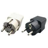 Maxbell Europe Plug Converter AU/UK/US/CN to Europe Compact for Wall Hotel Household White