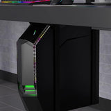 Under Desk PC Mount Adjustable Height and Width Suspension CPU Holder Hanger