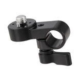 Maxbell 15mm Single Hole Tube Clamp Holder Photography Clip for DSLR Camera Cage Rig