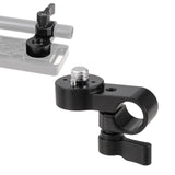 Maxbell 15mm Single Hole Tube Clamp Holder Photography Clip for DSLR Camera Cage Rig