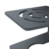 Maxbell Desktop Speaker Stand Reliable Support Sturdy Recording Studio Monitor Stand 16x14x13cm Black