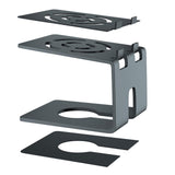Maxbell Desktop Speaker Stand Reliable Support Sturdy Recording Studio Monitor Stand 16x14x13cm Black