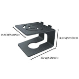 Maxbell Desktop Speaker Stand Reliable Support Sturdy Recording Studio Monitor Stand 20x19.5x14.5cm Black