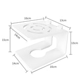 Maxbell Desktop Speaker Stand Reliable Support Sturdy Recording Studio Monitor Stand 16x14x13cm White
