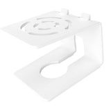 Maxbell Desktop Speaker Stand Reliable Support Sturdy Recording Studio Monitor Stand 20x19.5x14.5cm White
