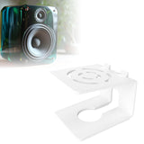 Maxbell Desktop Speaker Stand Reliable Support Sturdy Recording Studio Monitor Stand 20x19.5x14.5cm White