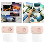 Maxbell Photo Printer Pocket Printer Mini Instant Color Printer for Photo Notes Memo 20 sheets