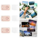 Maxbell Photo Printer Pocket Printer Mini Instant Color Printer for Photo Notes Memo 20 sheets