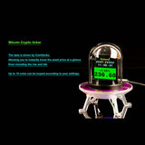 Maxbell UFO Shape Smart Digital Clock Transparent Cover for Desktop Weather Forecast