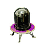 Maxbell UFO Shape Smart Digital Clock Transparent Cover for Desktop Weather Forecast