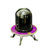Maxbell UFO Shape Smart Digital Clock Transparent Cover for Desktop Weather Forecast