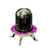 Maxbell UFO Shape Smart Digital Clock Transparent Cover for Desktop Weather Forecast
