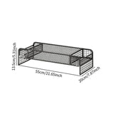 2 Tier Monitor Stand Ventilated Printer Lightweight Workspace Desk Organizer