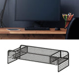 2 Tier Monitor Stand Ventilated Printer Lightweight Workspace Desk Organizer