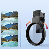 52mm Clip on Phone Camera Lens Filter Lightweight Circular Polarizing Filter