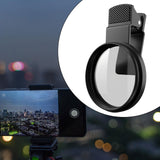 52mm Clip on Phone Camera Lens Filter Lightweight Circular Polarizing Filter